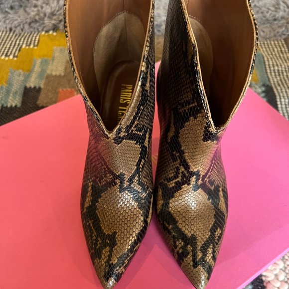 Rounded Stiletto Ankle Boots booties - Paris Texas - Picture 4 of 5